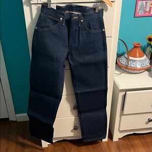 Wrangler Blue Straight Jeans Timeless Denim Fit
